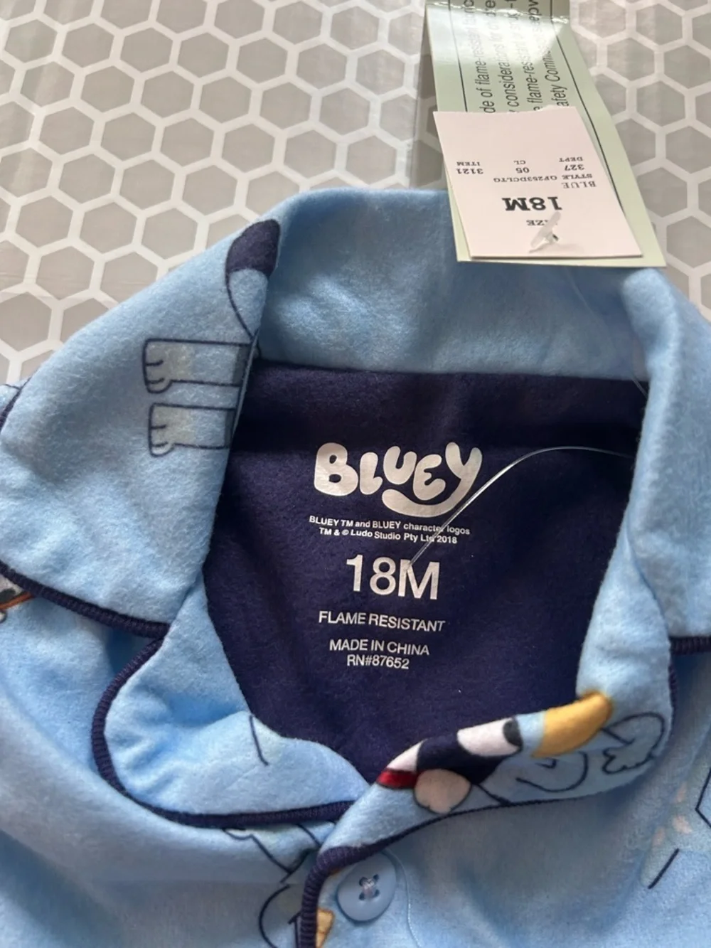 Bluey soft blue